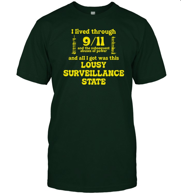 Breadandwaterprintshop I Lived Through 9 11 Tee