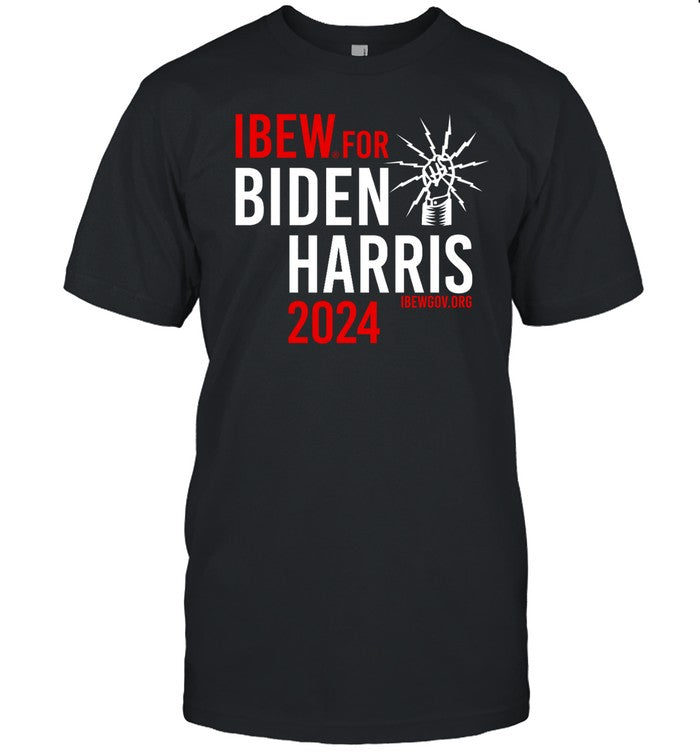 Afl Cio Ibew For Biden Harris 2024 Shirt