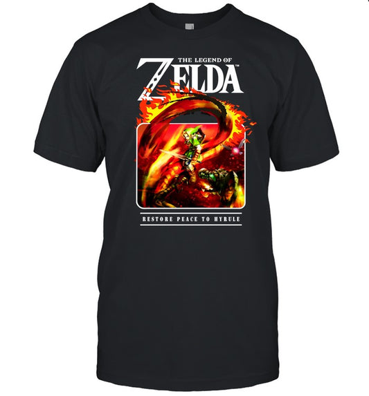 Yungkurly The Legend Of Zelda Restore Peace To Hyrule Shirt