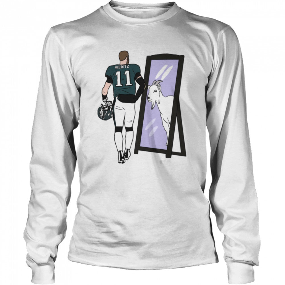 #1 Carson Wentz Mirror Goat shirts