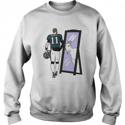 #1 Carson Wentz Mirror Goat shirts