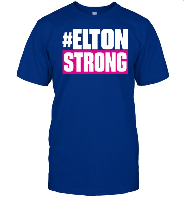 Bayley Wearing #Eltonstrong Tee