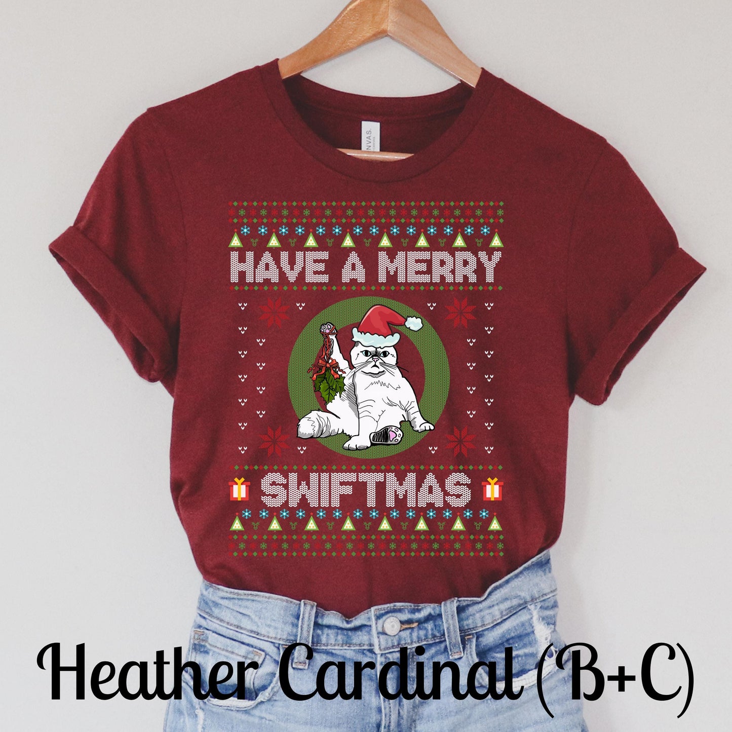 Merry Swiftmas Cozy Christmas Sweatshirt For Adults