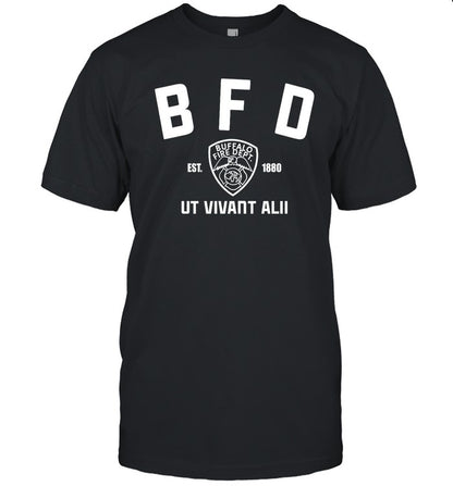 Bfd Buffalo Fire Dept Ut Vivant Alii Est 1880 Hoodie