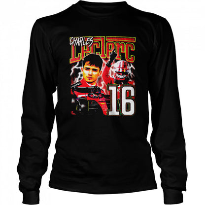 #16 Charles Leclerc Art Bootleg shirts