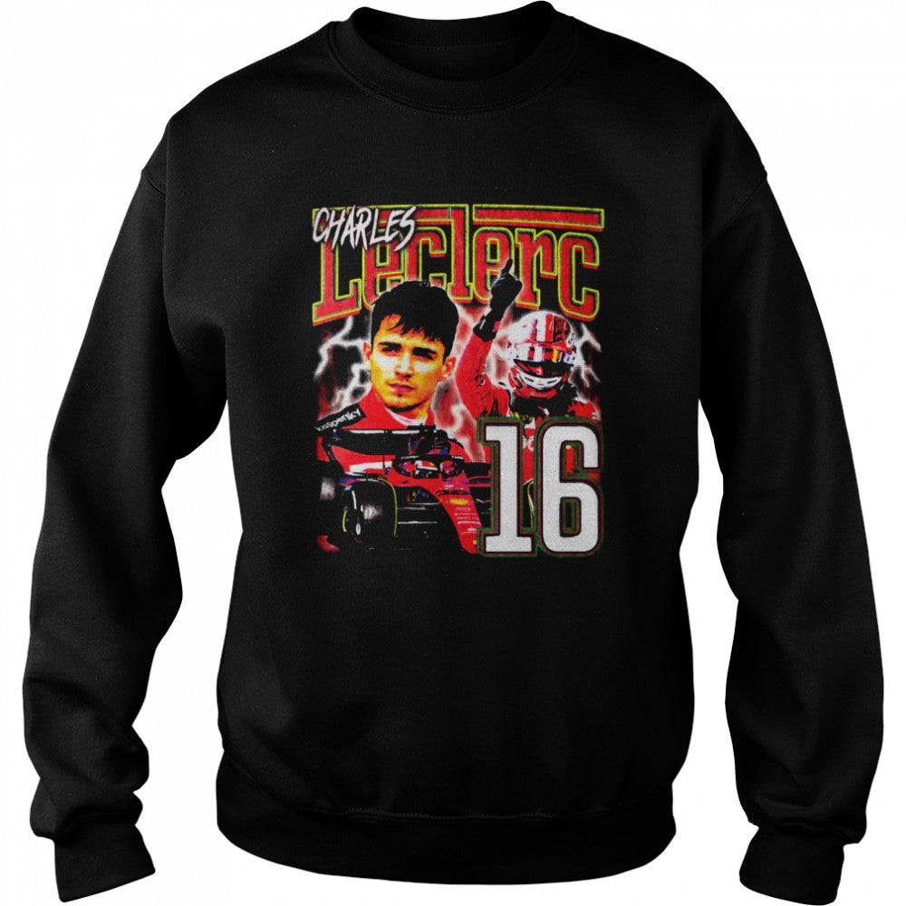 #16 Charles Leclerc Art Bootleg shirts