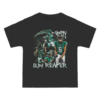 DeVonta Smith Slim Reaper Eagles T-Shirt - Retro Graphic Tee