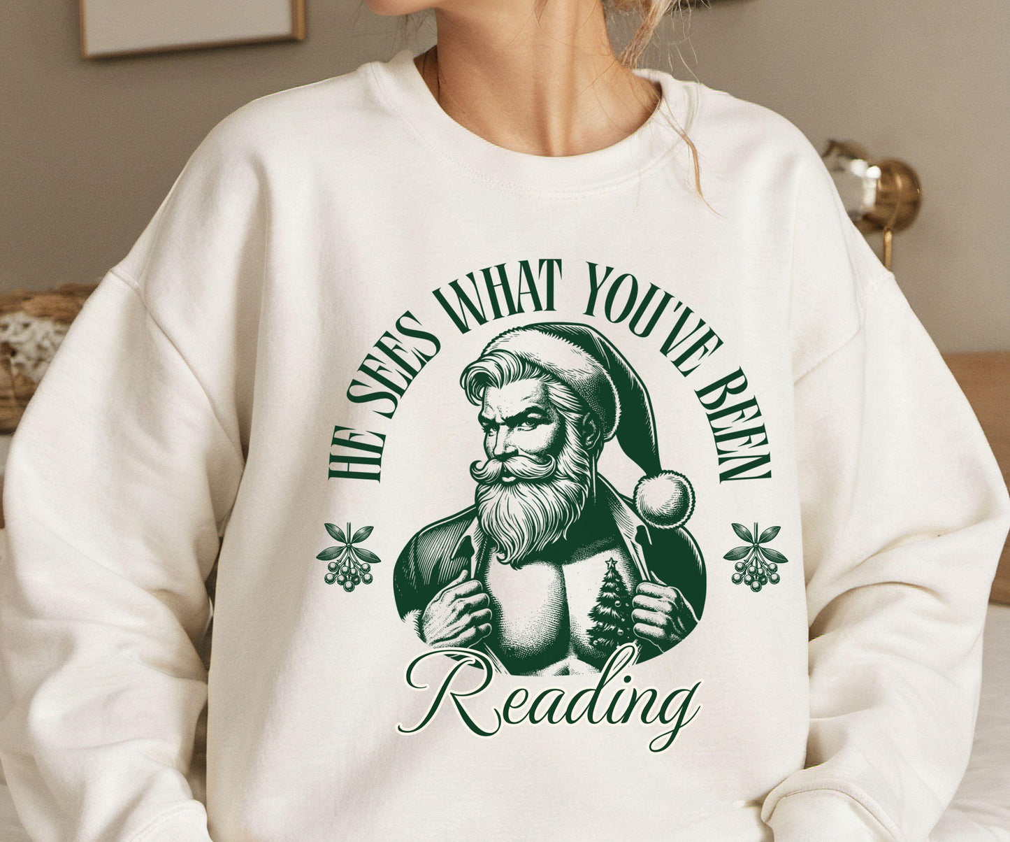 Bookish Christmas Shirt - Funny Xmas Design For Book Lovers