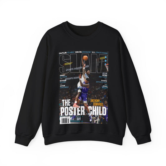 Anthony Edwards Minnesota Timberwolves NBA Slam Cover Sweatshirt