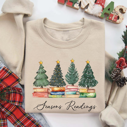 Seasons Readings Sweatshirt - Bookish Christmas Gift