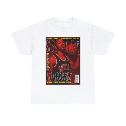 Derrick Rose Chicago Bulls NBA SLAM Cover Tee Shirt 2