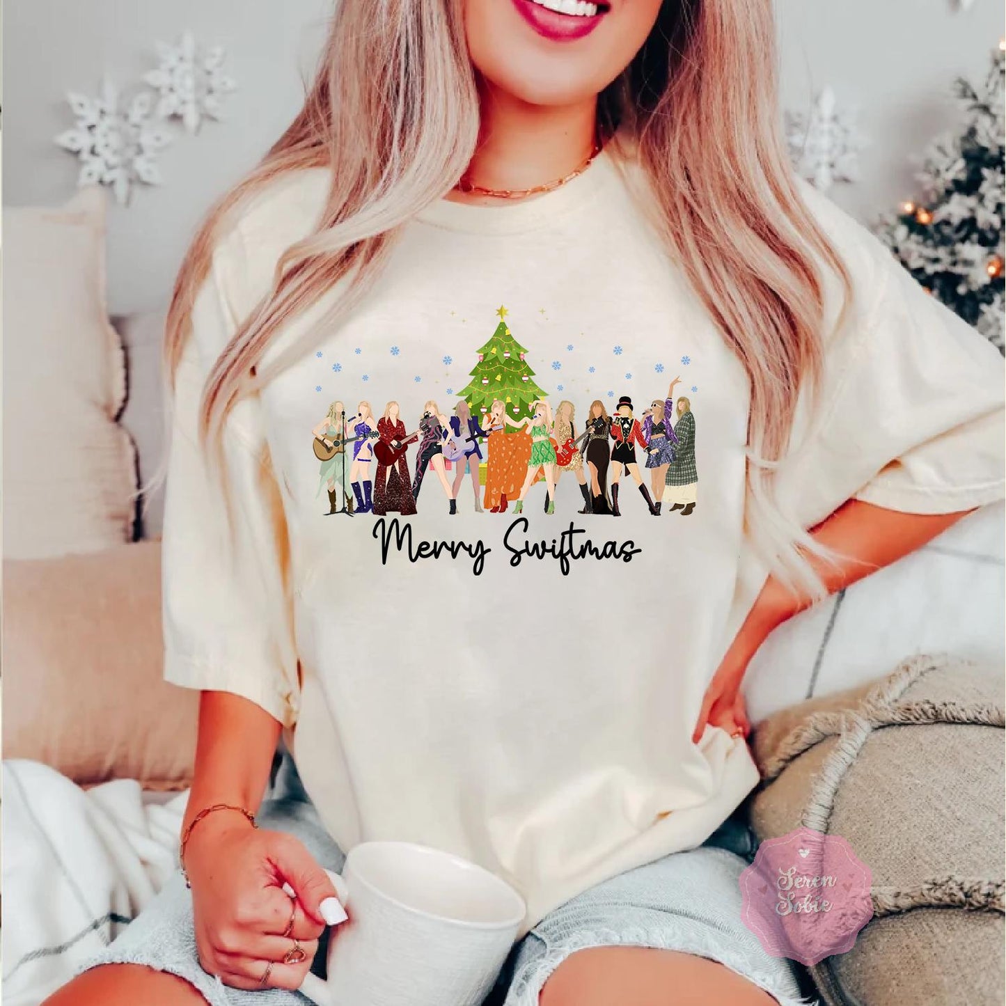 Merry Swiftmas Shirt - Cozy Winter Ts Fan Christmas Gift