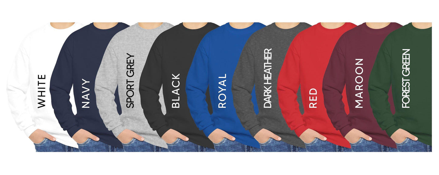 Youth Personalized Crewneck Sweatshirt, Custom Sweatshirt For All