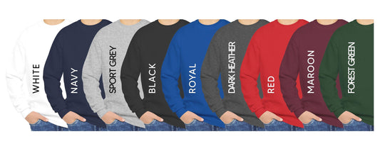 Youth Personalized Crewneck Sweatshirt, Custom Sweatshirt For All