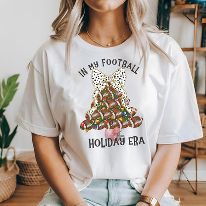 Football Christmas Tree Shirt - Holiday Sports T-Shirt