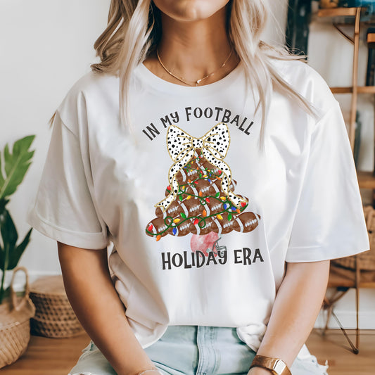 Football Christmas Tree Shirt - Holiday Sports T-Shirt