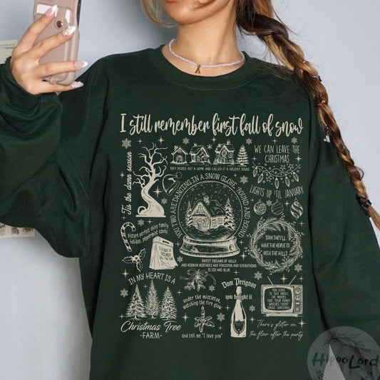 Christmas Song Lyrics Shirt - Festive Gift With Symbols