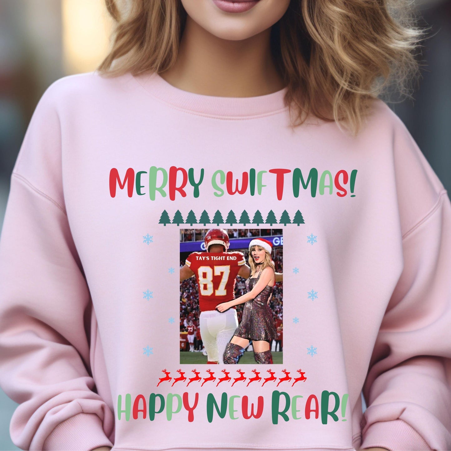 Merry Swiftmas Taylor & Travis Ugly Christmas Sweater