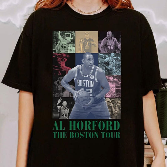 Al Horford Vintage Boston Tour Unisex Shirt Retro Sports Tee