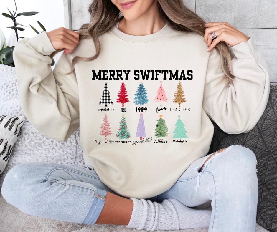 Merry Swiftmas Cute Cozy Christmas Sweatshirt Gift