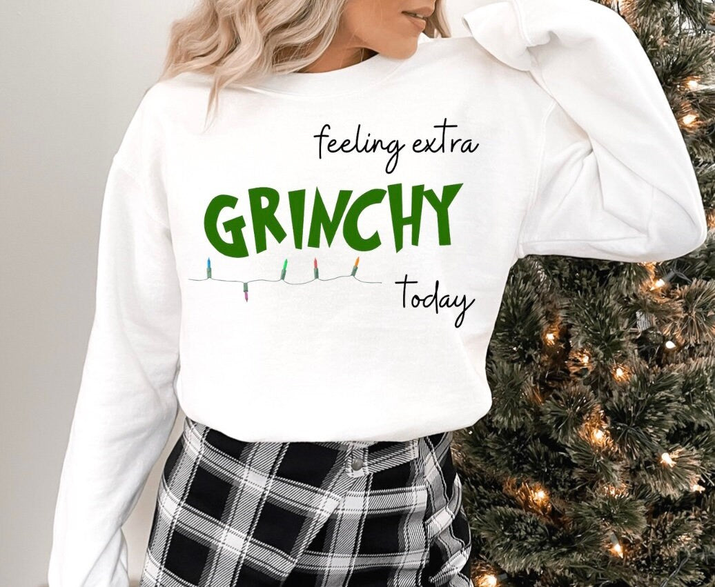 Feeling Extra Grinchy Today Graphic T-Shirt Design