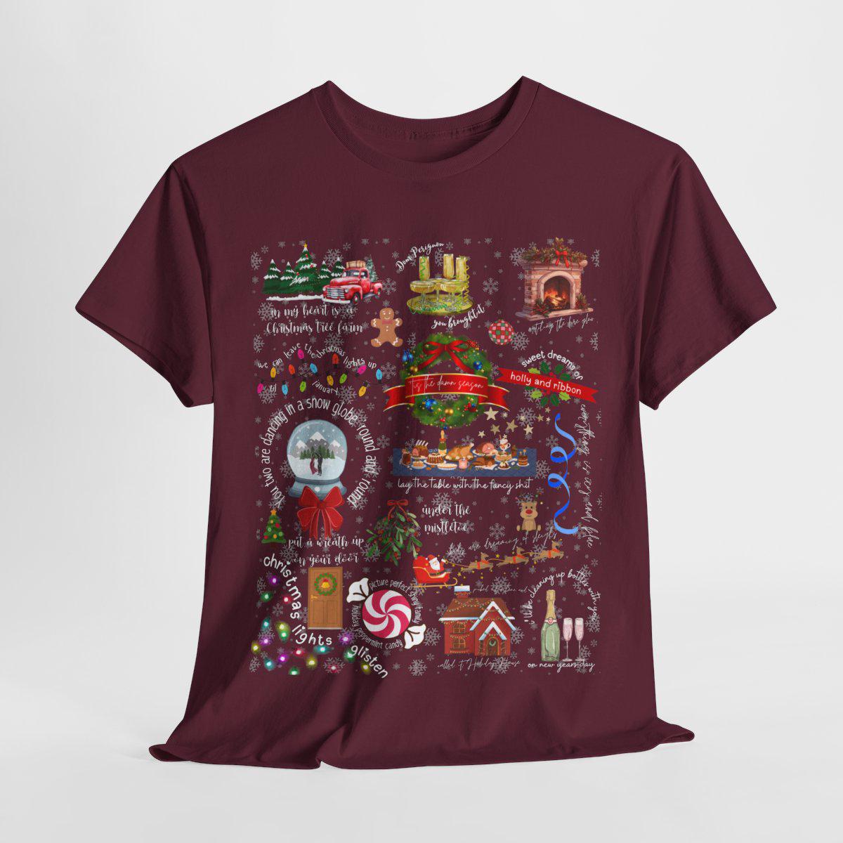 Swift Christmas Tee - Festive Holiday Graphic T-Shirt