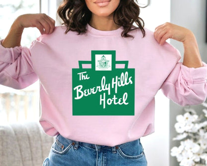 Beverly Hills Hotel Crewneck Sweatshirt, Cute Gift For Her