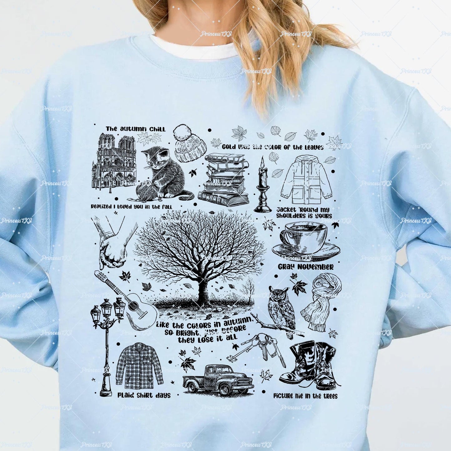 Swiftie Christmas Songs Lyrics Sweatshirt  Cozy Holiday Tee