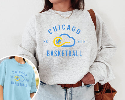 Chicago Sk Crewneck Sweatshirt Women'S Basketball Fan T-Shirt