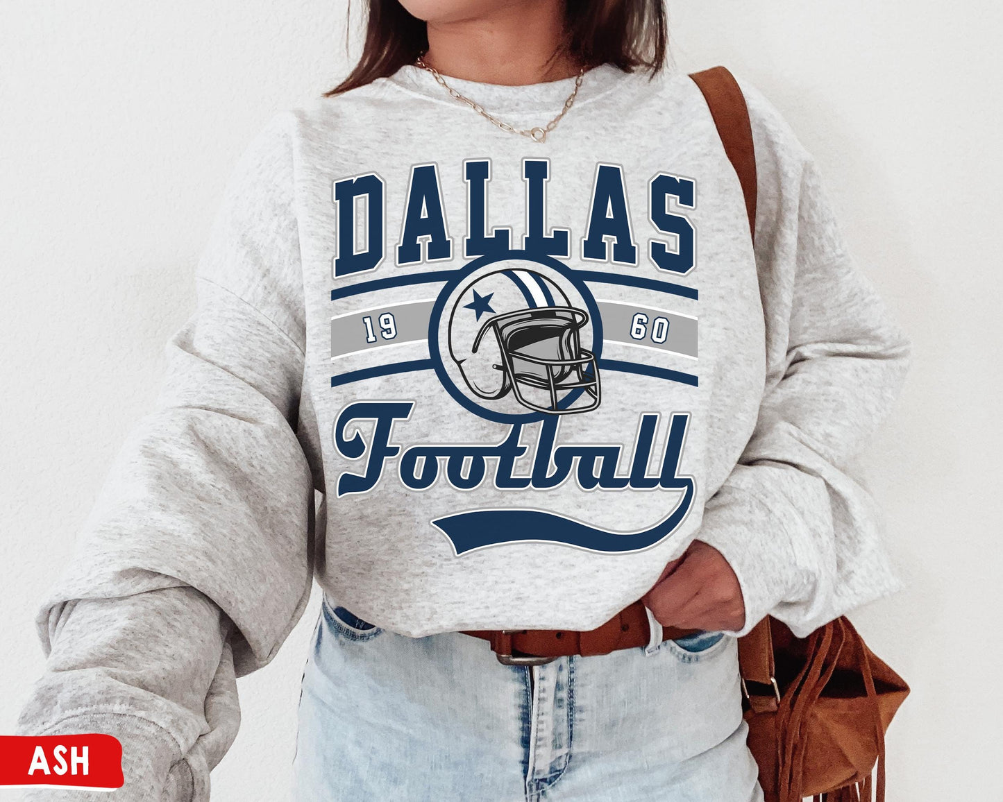 Dallas Football T-Shirt Sweatshirt - Vintage Style For Dallas Fans