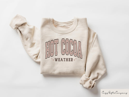 Cozy Christmas Crewneck - Cute Holiday Season Sweatshirt