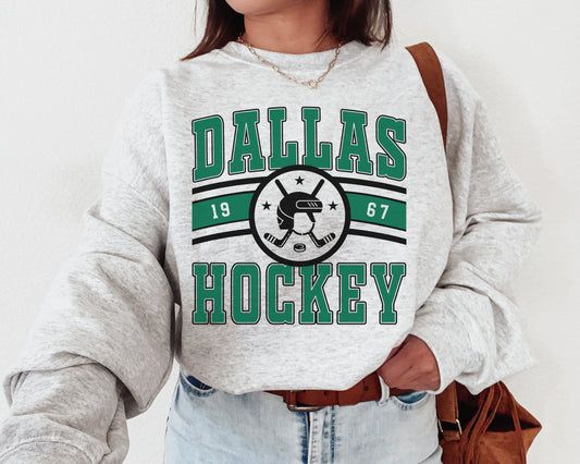 Dallas Star Retro Sweatshirt, Vintage Hockey Fan T-Shirt, Stars Apparel