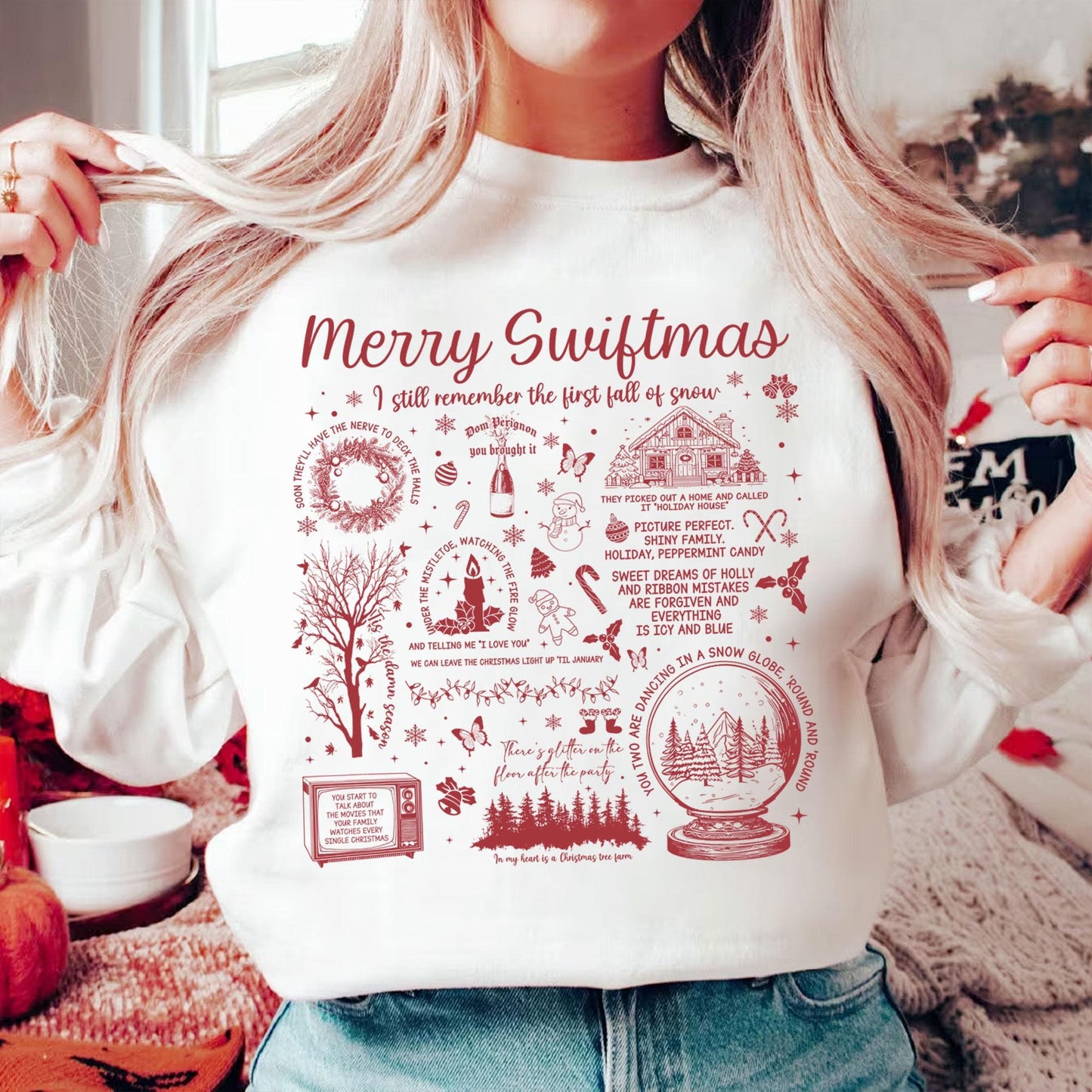 Retro Merry Swiftmas Christmas - Eras Tour Design