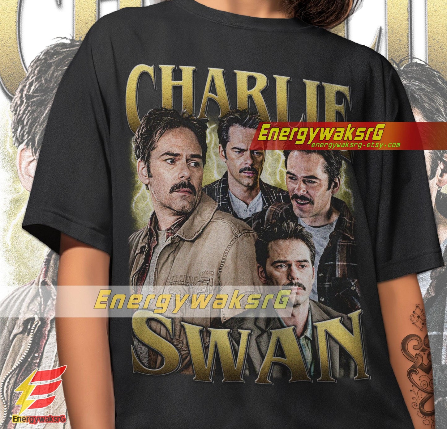 Charlie Swan Vintage 90'S Shirt - Billy Burke Fan Tee