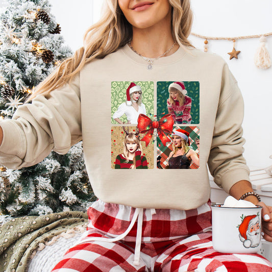 Merry Swiftmas Vintage Christmas Music Lover T-Shirt