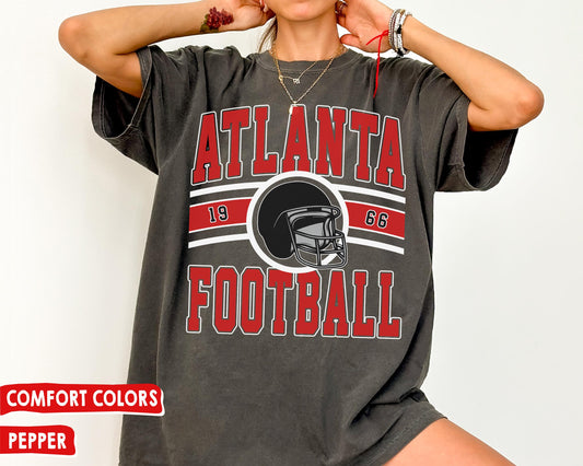 Comfort Colors Vintage Atlanta Falco Football T-Shirt, Retro Fan Gift