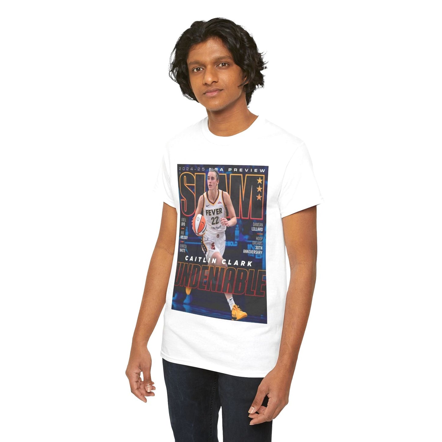 Caitlin Clark Indiana Fever Wnba Slam Cover T-Shirt