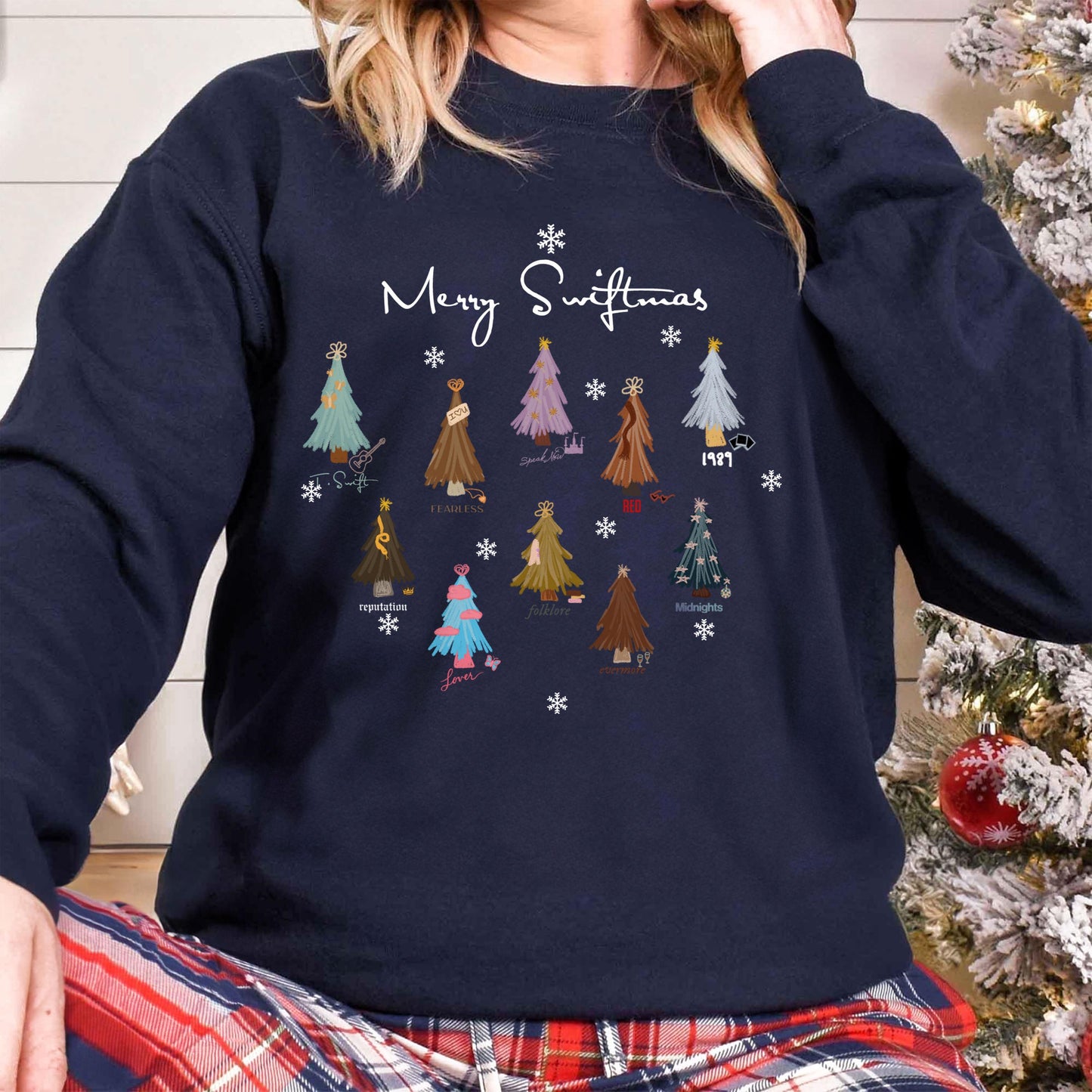 Swifties Christmas Sweatshirt - Merry Swiftmas Lyric Shirt