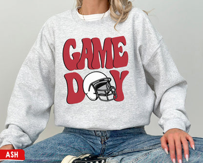 Arizona Cardinal Game Day Crewneck Sweatshirt - Sunday Football Gift