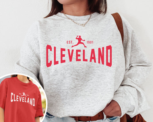 Cleveland Guardians Vintage Crewneck Sweatshirt For Women