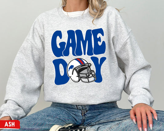 Buffalo Bill Game Day Crewneck Sweatshirt - Perfect Sunday Football Gift