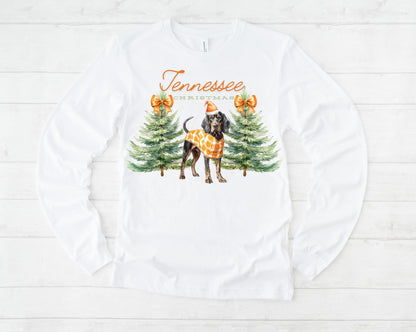 Tennessee Smokey Vols Football Christmas Tree Design