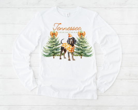 Tennessee Smokey Vols Football Christmas Tree Design