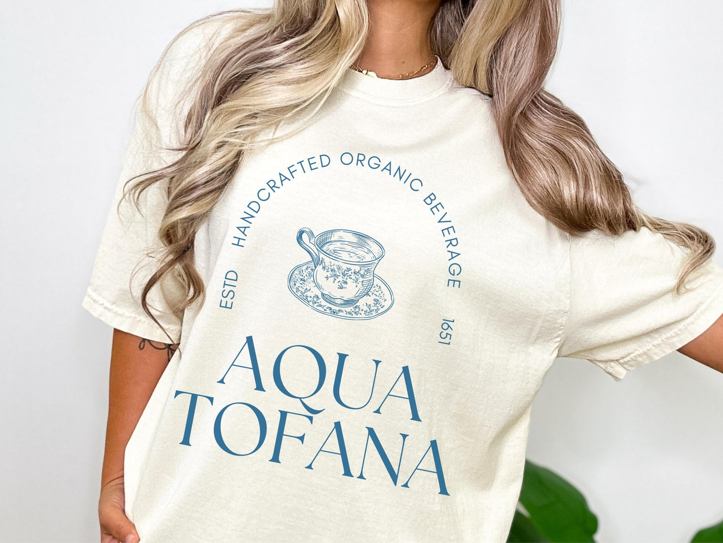 Aqua Tofana Angry Feminist Equal Rights T-Shirt