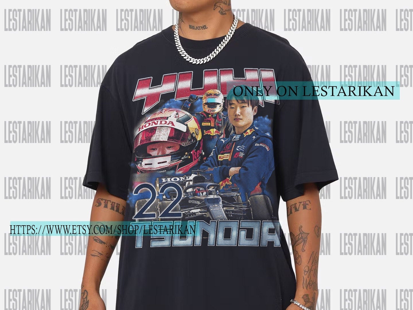 Yuki Tsunoda 22 Shirt - Alpha Tauri F1 Fan Gift 2022