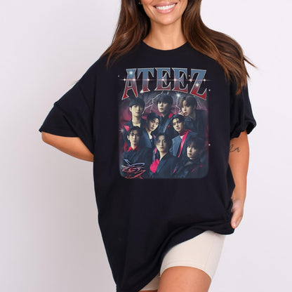 Ateez Shirt Kpop Merch  Towards The Light Tour Tee