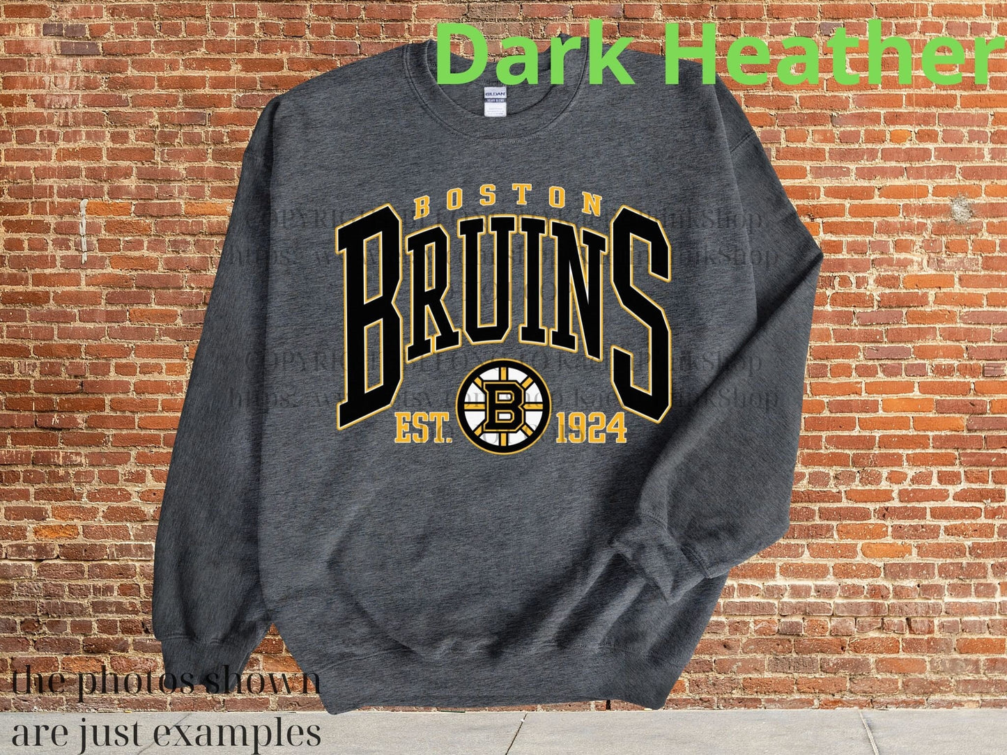 Boston B Hockey Shirt - Classic Crewneck for Hockey Fans