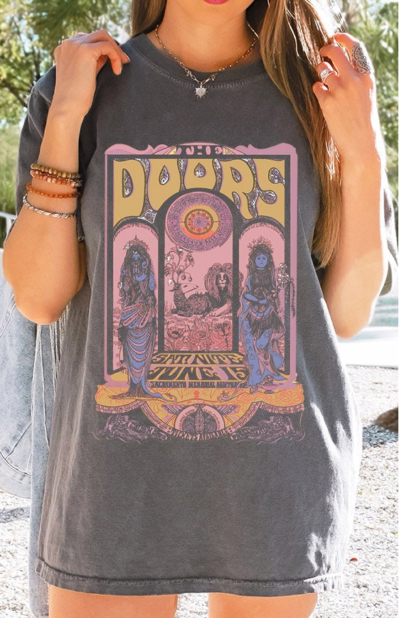 Vintage The Doors 60'S Concert Tee T-Shirt 1593773828