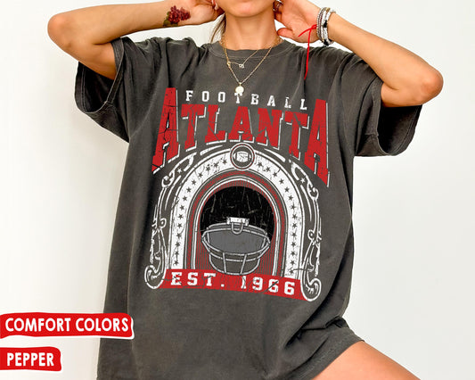 Comfort Colors Atlanta Falcons Football T-Shirt, Vintage Game Day Shirt