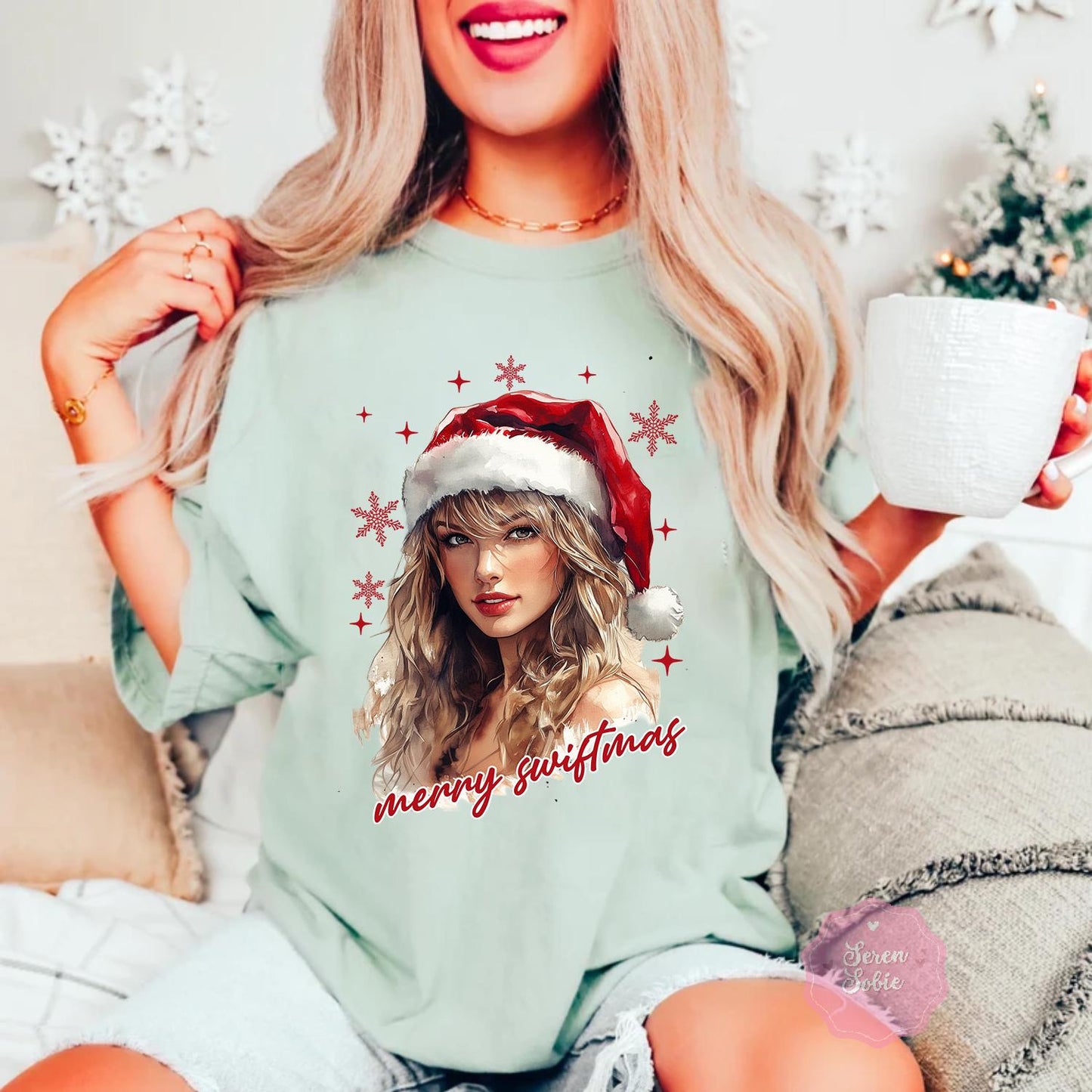 Merry Swiftmas Shirt - Cozy Winter Apparel For Music Fans